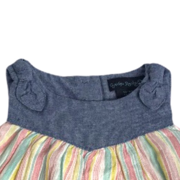 NWT Striped Dress, Blue Shorts & Headband Outfit - Picture 11 of 12